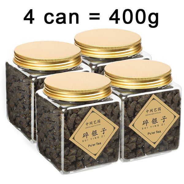 TeaNew Black Tea Pu'er Tea Canned Cooked Tea Fossil Old Cooked Pu'er Tea 100g