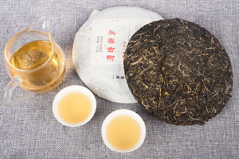 357g Yunnan Raw Tea Lao Ban Zhang Raw Tea Cake Brown Mountain Tea