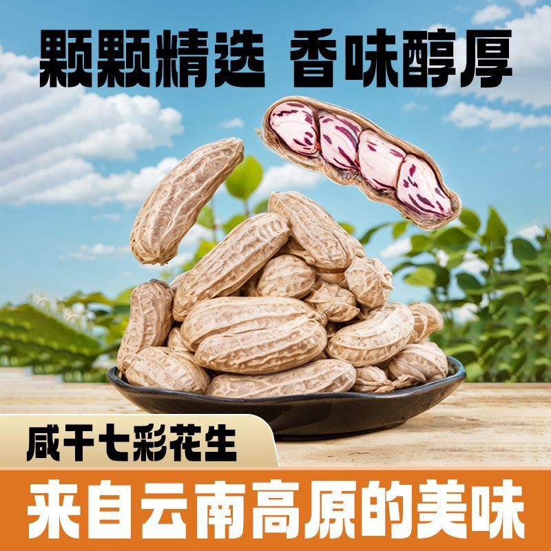 Yunnan Colorful Peanuts - Salted Boiled Crunchy Snack Main image