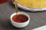 357g Old Puerh Ripe Tea Dry Warehouse Ripe Tea Menghai Flavour Pu'er Tea