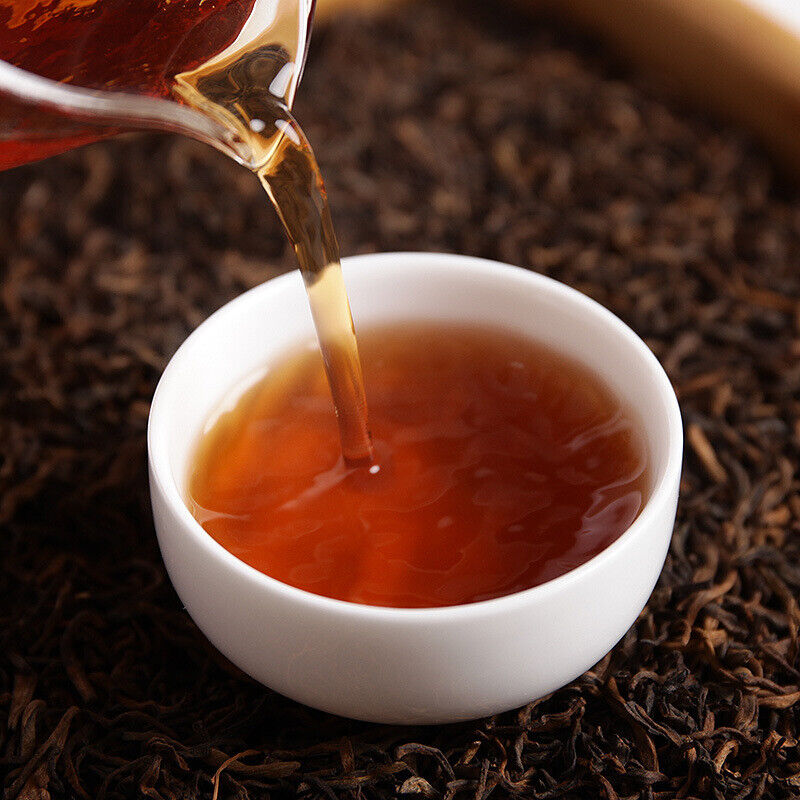Yunnan Puerh Tea Menghai Golden Bud Palace Cooked Tea Loose Tea 500g