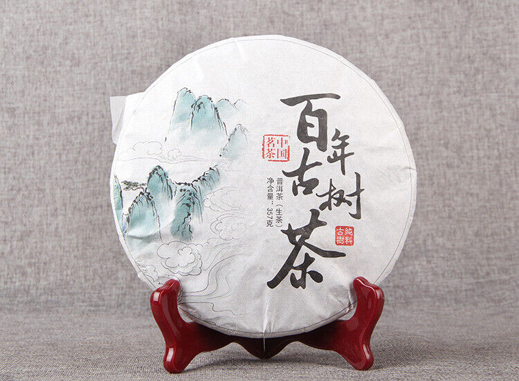 Ancient Tree Tea Puerh Raw 357g TeaCake Traditional Handmade Puerh Pure Material