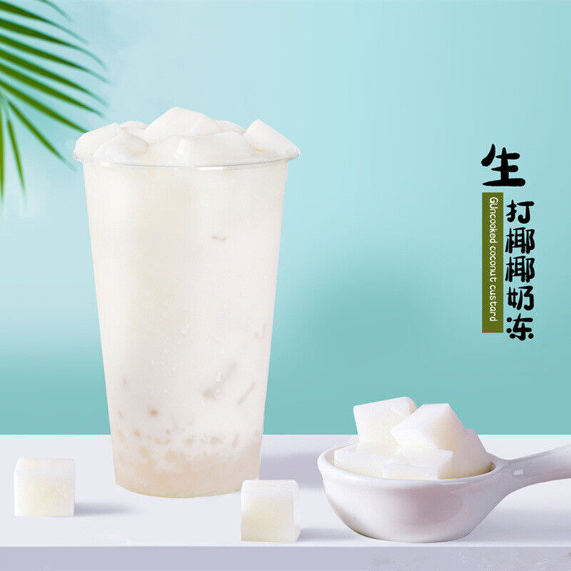 No-Cook Coconut Pudding Powder for Milk Tea Shops, Sweet Dessert Base