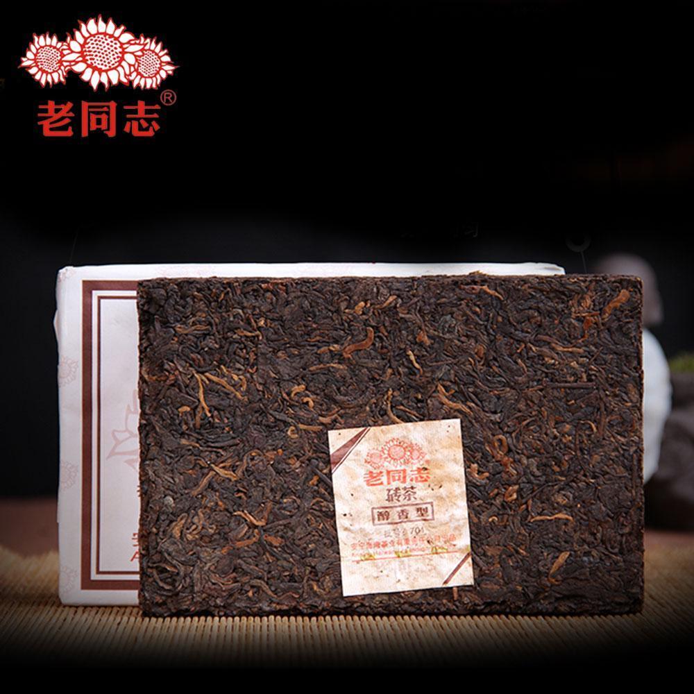 2007 Mellow Type Batch 701 Ripe Puer Brick,Haiwan Tea Aged Puer Tea 250g Main image