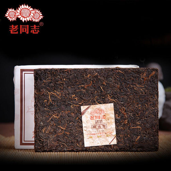2007 Mellow Type Batch 701 Ripe Puer Brick,Haiwan Tea Aged Puer Tea 250g