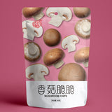Bagged Ready-to-Eat Snack Original Flavor Natural Shiitake Mushroom Crisps