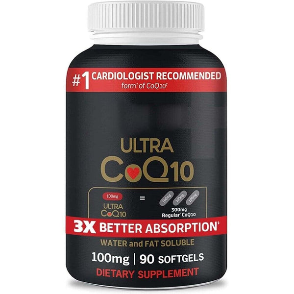 Qunol Ultra CoQ10 100mg Premium Antioxidant Supplement Heart Health Support