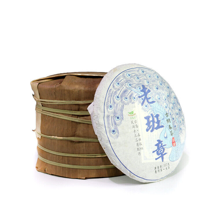 357g  Old Panzhang Old Tree Pu'er Raw Tea Cake Yunnan Pu'er Te