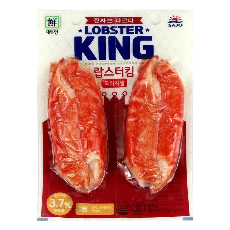 140g Original Crab Meat Snack   Korean Dalin Cod Lobster Simulation Crab Stick