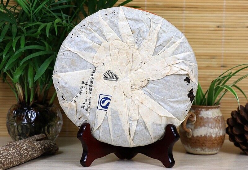 Ripe Pu-Erh Tea Cake 357g Ancient Tree Black Tea Gift Yunnan Puerh Tea 7598