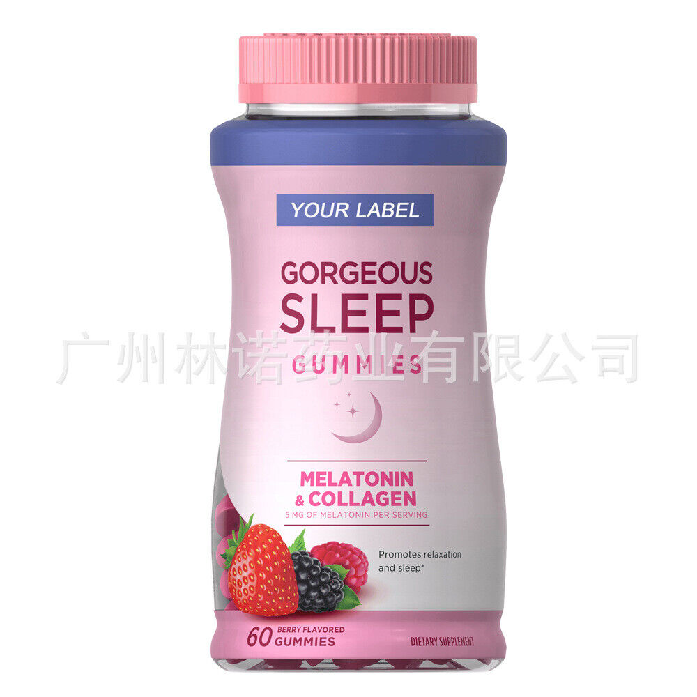SLEEP+BEAUTY GUMMY: 5 mg ; 100mg Collagen, 60 Count