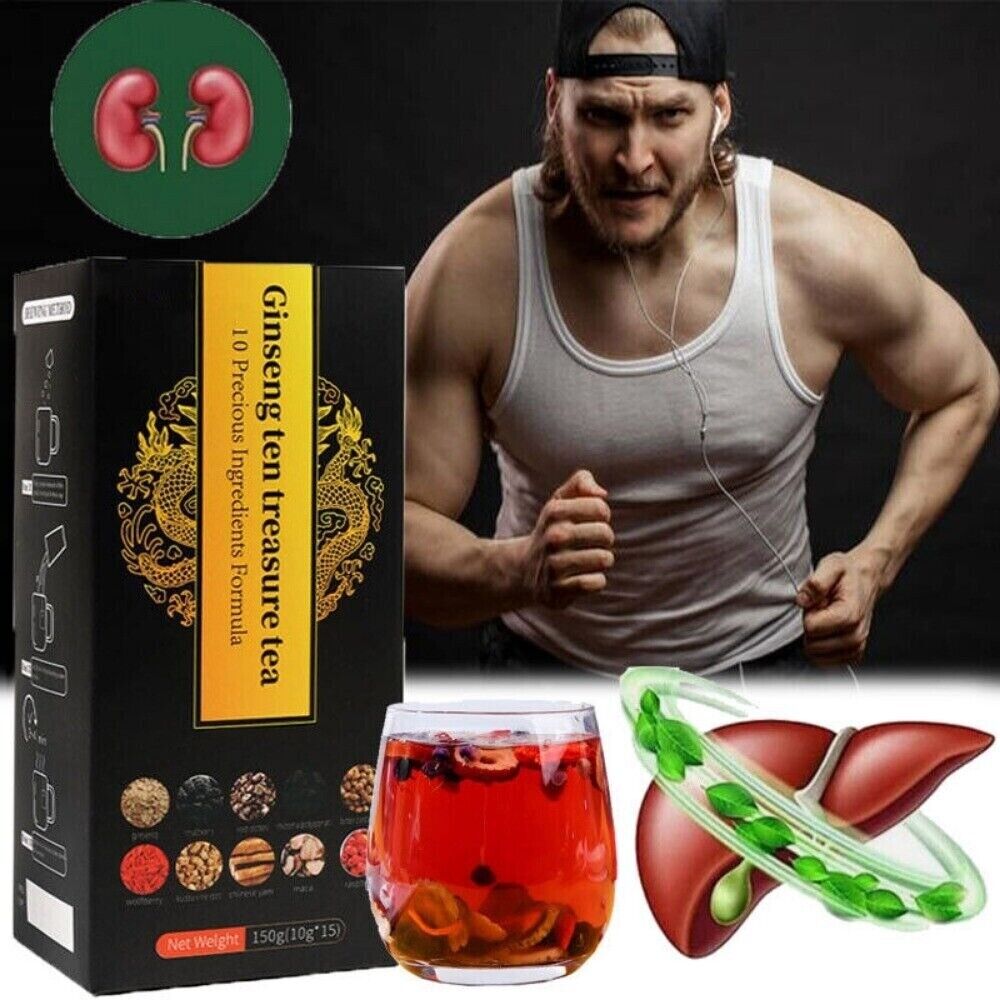 Ginseng Treasure Tea 10 Herbs Formula Medlar Premium