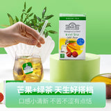 Man Mango Lychee Flavored Green Tea Cold Brew 20 Teabags Boxed Fruit Tea Bags