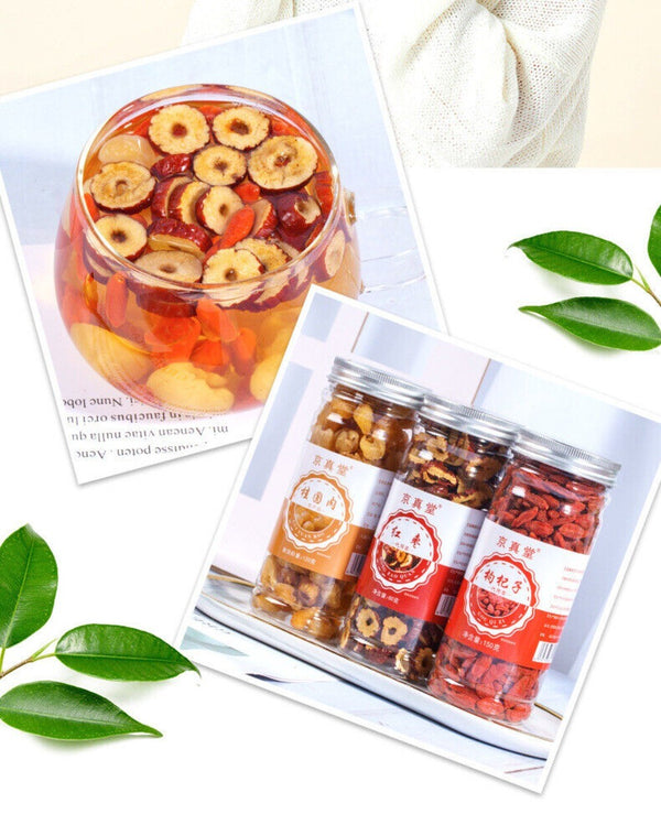 Longan Red Date Goji Herbal Tea for Women Natural Relaxing Goddess Blend