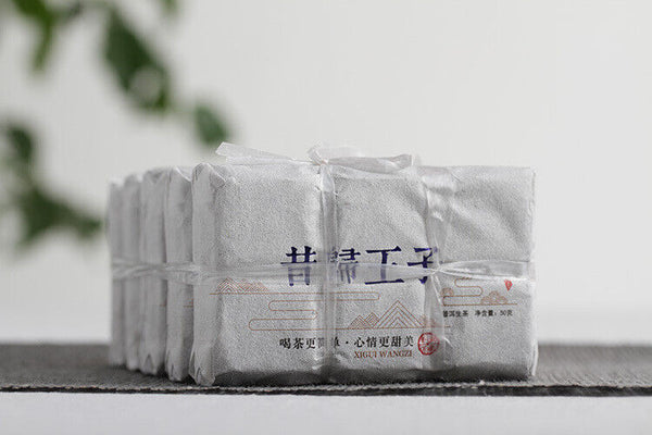 Yunnan Puerh Tea 50g Xigui Prince , Puerh Raw Tea Brick Aged Puerh