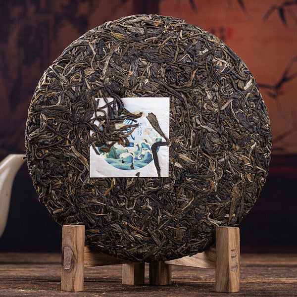 Yiwu Shengcha Dashu Spring Tea Pu'er Tea Qizi Cake Tea 357g