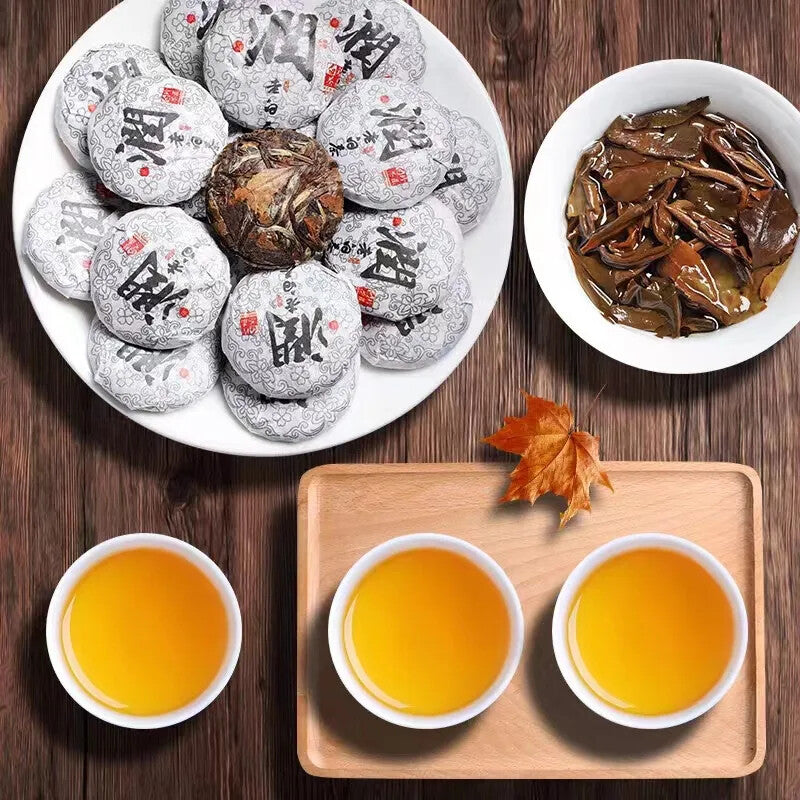 Authentic White Tea Cake Old White Tea Shou Eyebrow Tight Press Tea Cake 250g Secondary image
