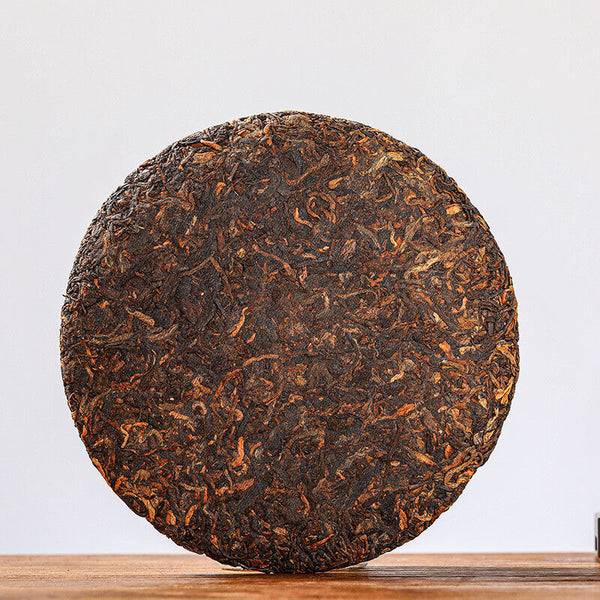 Puerh Ripe Tea Cake Sacred Tea into Tibet 357g Pu-erh Tea Cake