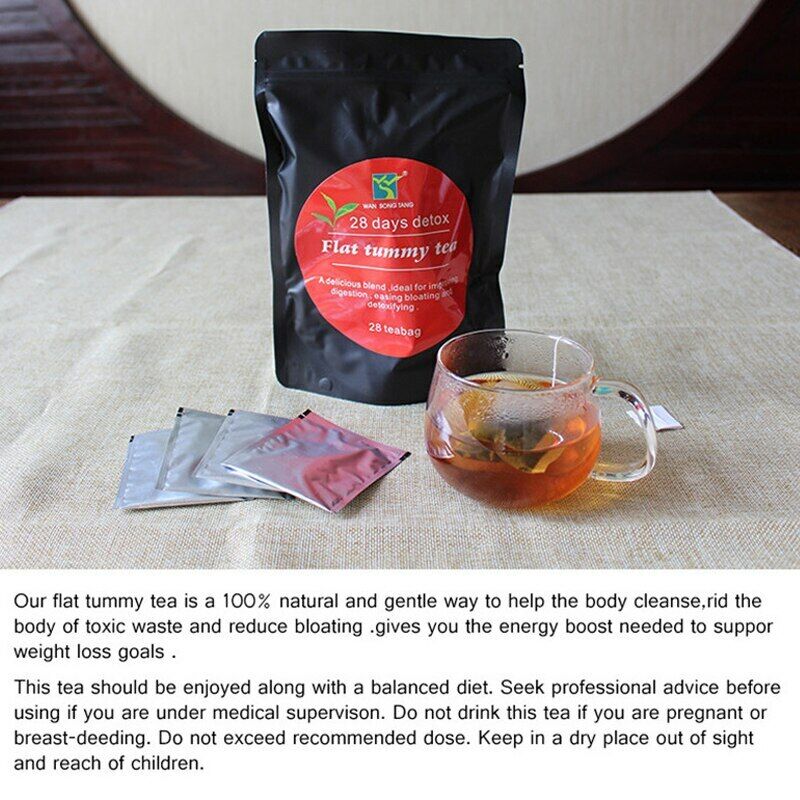 28Days Detox Flat Tummy Tea Fat Burner Schlankheitsmittel Gewichtsverlust Detox