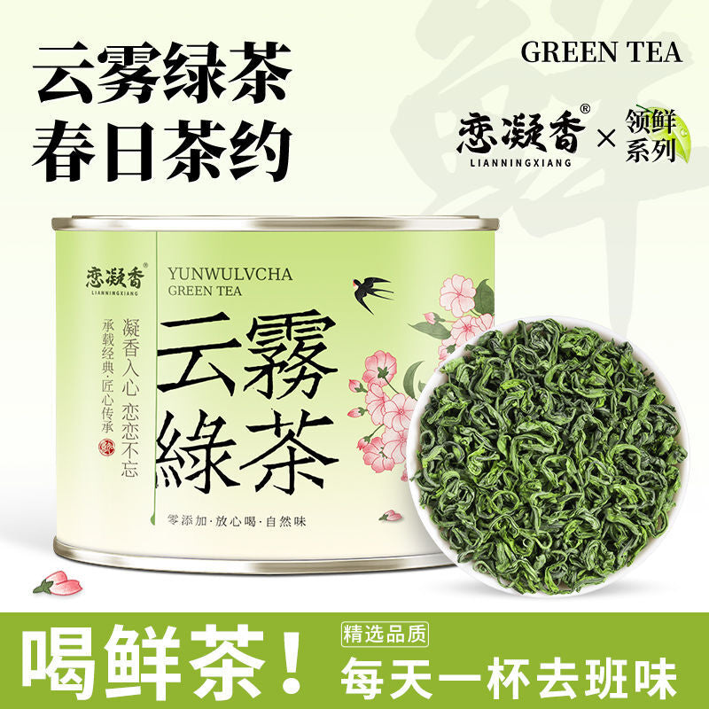 Premium High Mountain Cloud Mist Green Tea 50g Handcrafted Spring Tea Main image