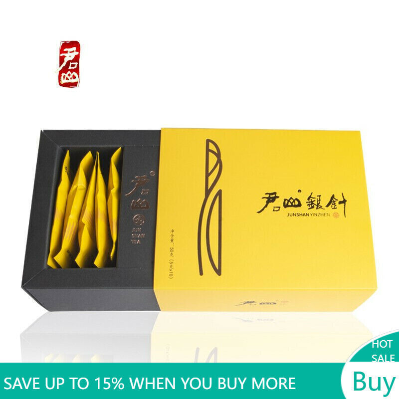 Top Grade Nonpareil Jun Shan Yin Zhen China Yellow Tea JunShan YinZhen 5g*10 Main image