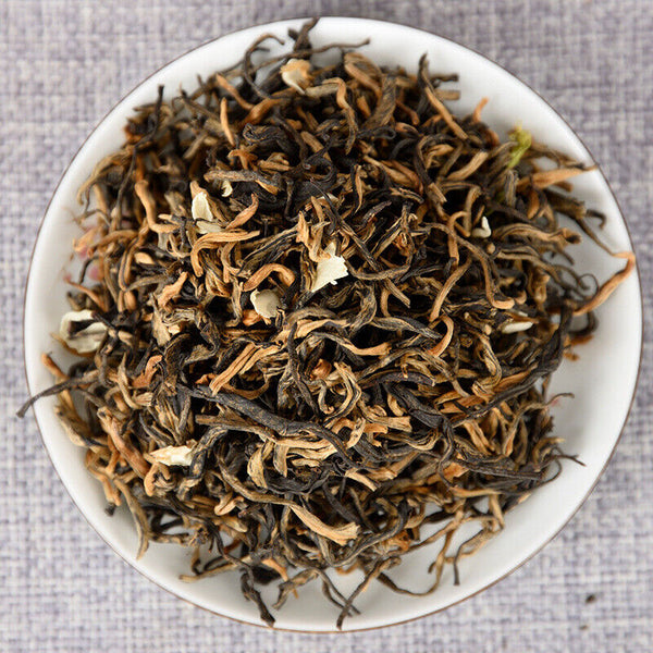 Yunnan Tea Jasmine Dian Hong Tea Jasmine Mao Feng Dian Hong Tea 100g 3.5 Oz