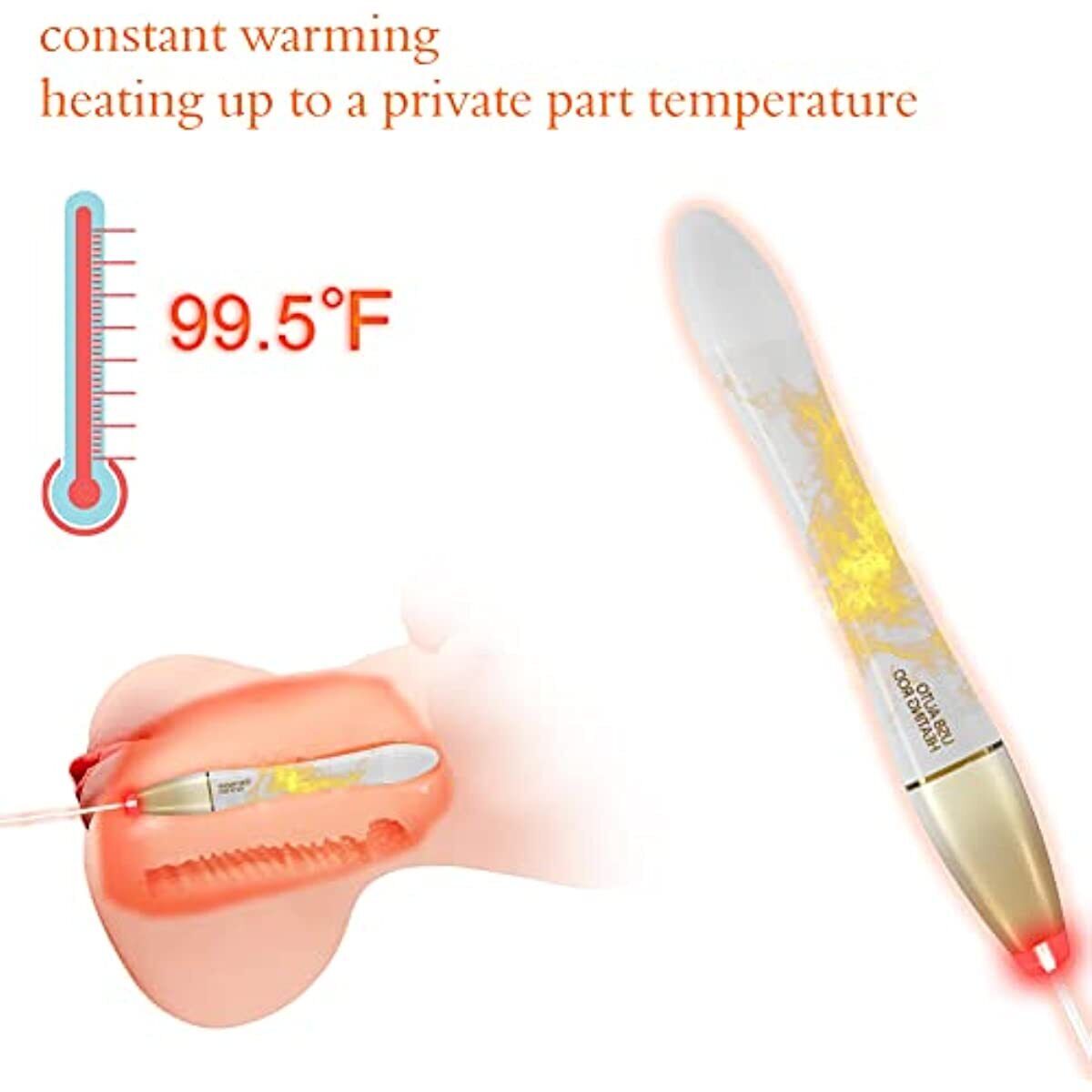 Automatic Temperature Control Heating Rods Masturbator Pussy Artificial Vagina