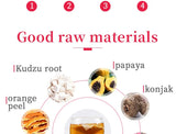 Papaya Pueraria Root Konjac Tea Healthy Herb Tea Bag 120g