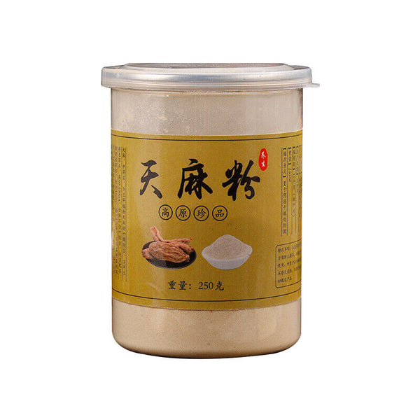 Gastrodia Elata Powder Chinese Medicinal Herb Tianma Powder Fine Powder 250g/can