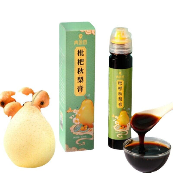 Loquat Autumn Pear paste moisturize throat 130g pipa qiu li gao枇杷秋梨膏 青源堂雪梨膏 润喉润肺