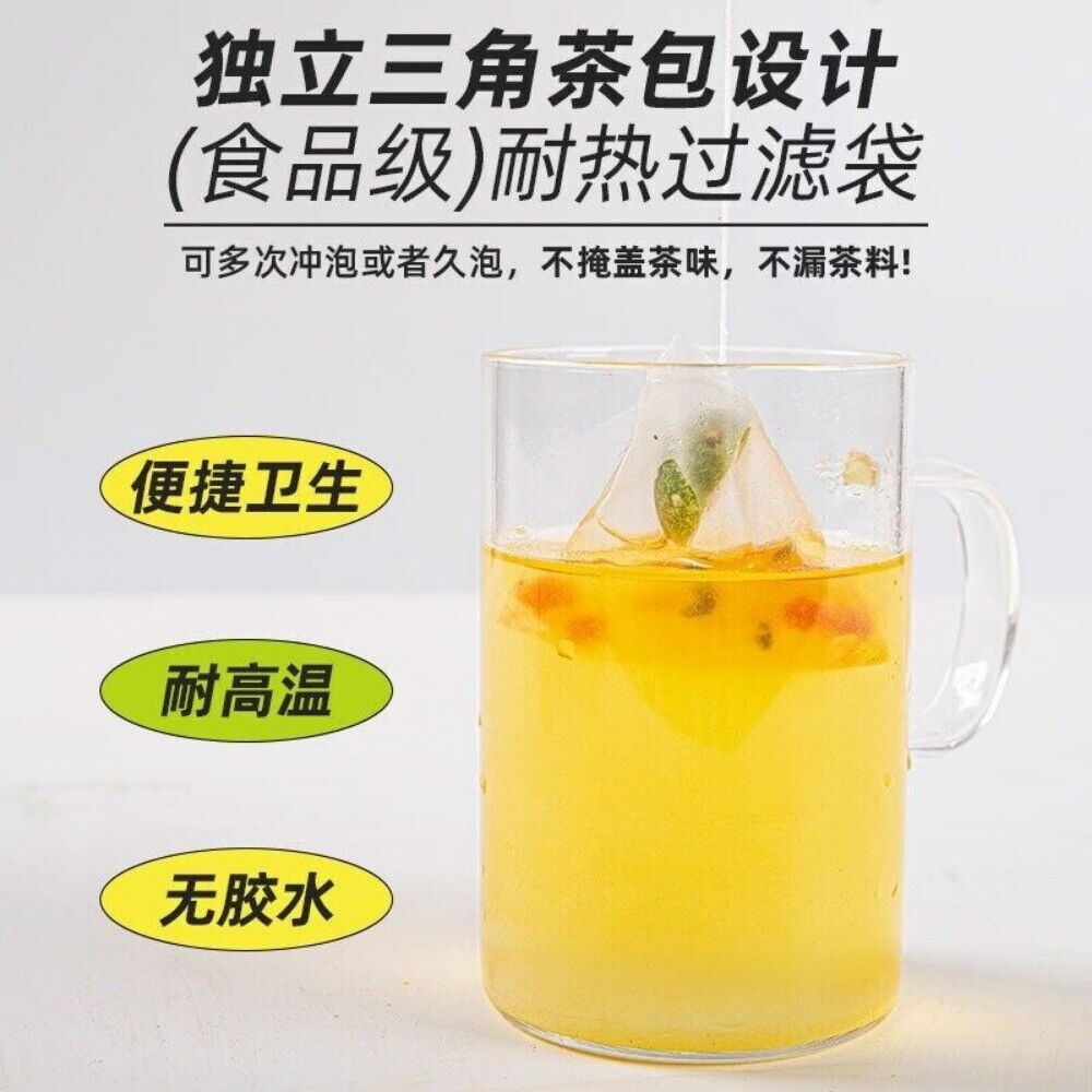 Freeze Dried Fruit Tea Bags Strawberry Green Orange Passion Fruit Blend