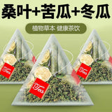 Mulberry Leaf Bitter Melon Herbal Tea Pyramid Bags Natural