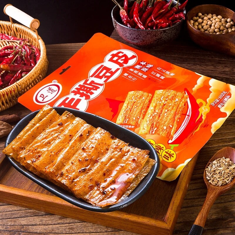 Pikante und herzhafte Latiao Spicy Hand Shredded Bean Peel Chili Snacks Secondary image