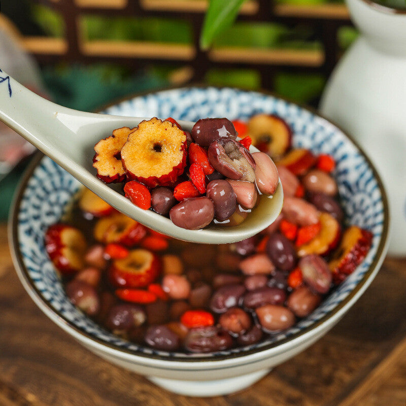 Five Red Tea 250g Brown Sugar Wolfberry Red Date Peanut Red Bean Combination Tea