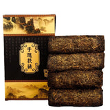 1kg Hunan  Anhua black tea hand-built por tea brick golden flower black tea