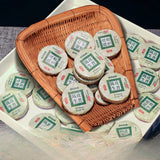 Pu-erh Tea with Dried Tangerine Peel Mini Cakes Loose Leaf Raw and Aged Tea