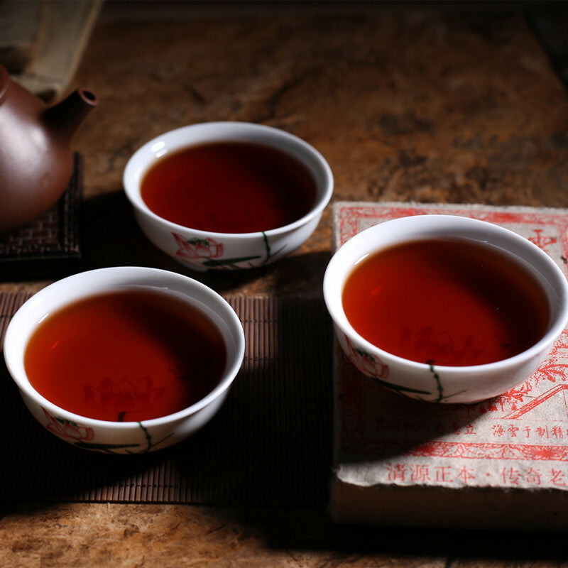 Healthy Drink 250g/8.8oz Premium Pu'er Ripe Tea Bricks  Aged Pu-Erh Black Tea