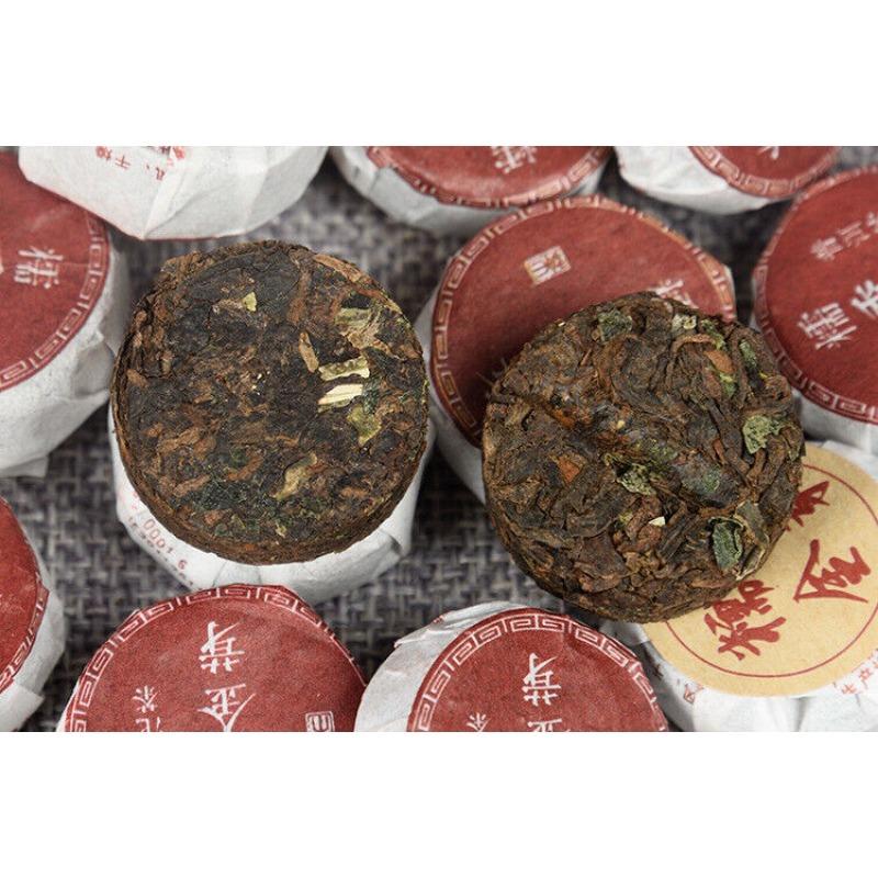 CIFbuy 500g Yunnan Puerh Tea Glutinous Rice Tuo Tea Menghai Golden Bud Mini Tuo Tea