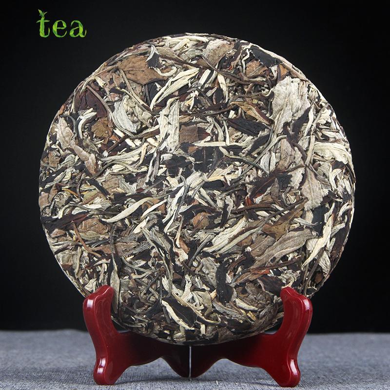 CIFbuy Lunar Beauty Silver Bud White Tea, Big White Bud Puer, Raw Tea Cake Jinggu Lunar Light One Bud Tea Cake with One Leaf