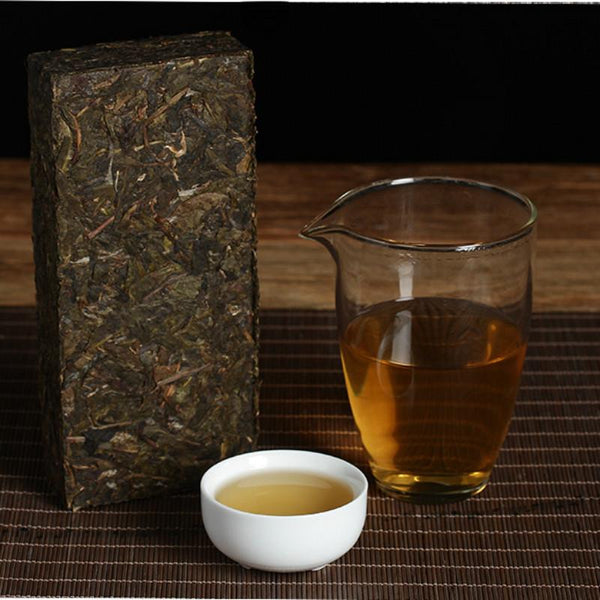 CIFbuy 500g Premium Puerh Raw Tea Brick Golden Leaf Yunnan Pu-erh Tea Chinese Pu'er Tea