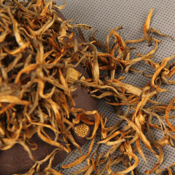CIFbuy Yunnan Spring Tea Top Gold Wire Dian Hong Tea Red Single Bud Organic Black Tea