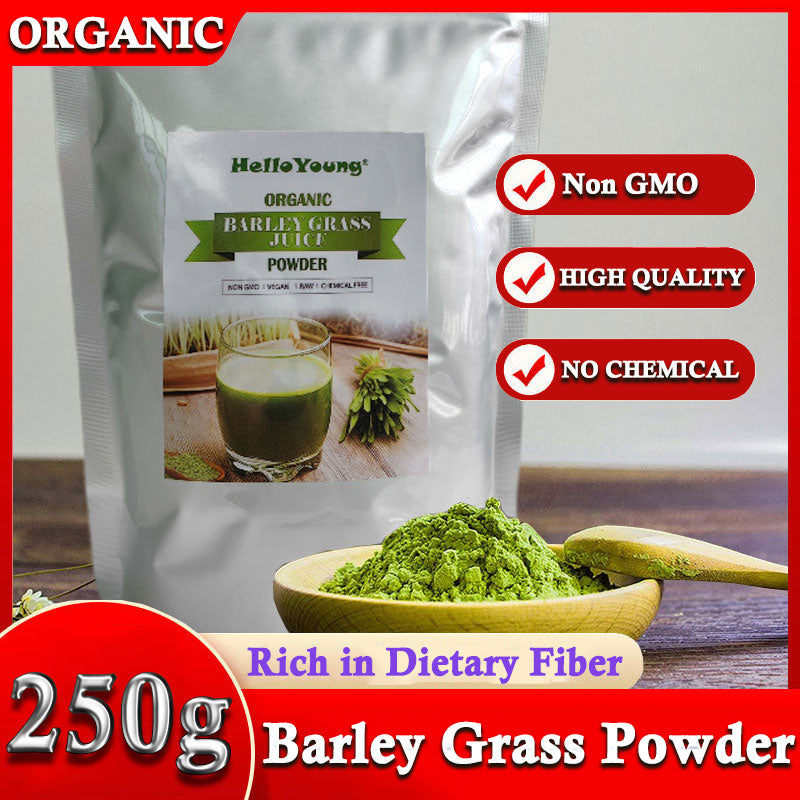 Barley Grass Powder 100% Pure and Natural for lose weight barley powder pure organic body detoxification, moistening intestines Main image