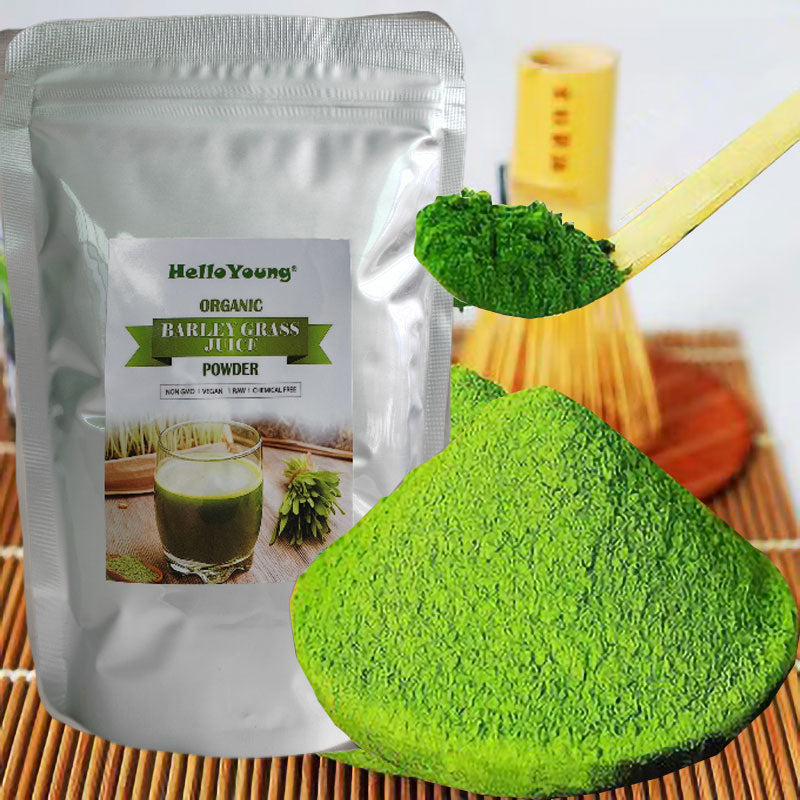 HelloYoung Certified Top-Grade Pure Barley Grass Organic Juice Powder Bio Natural Superfood 250g Main image