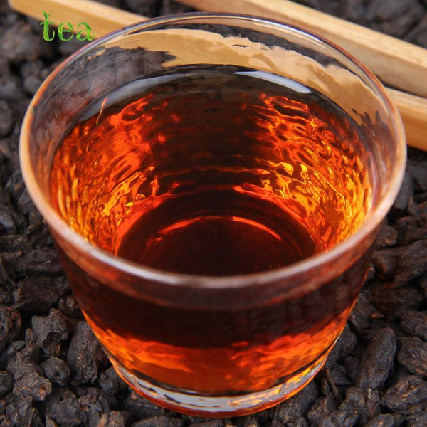 CIFbuy Yunnan Puer Tea Ripe Tea Fossil Aged Old Tea Heads Upgraded Loose Leaf Tea Sticky Broken Silver 500g