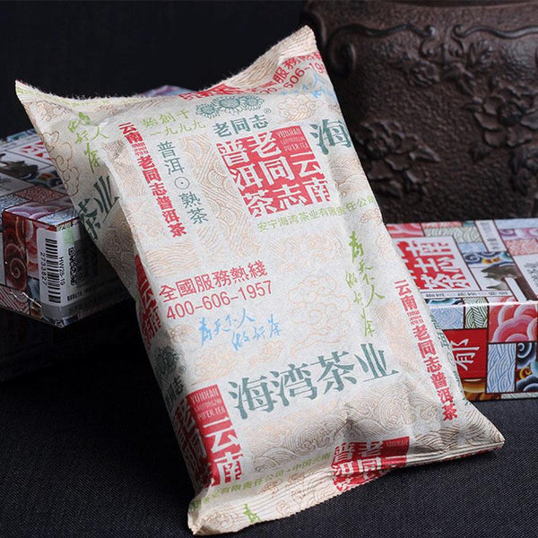 CIFbuy Laotongzhi 2018 Ripe Pu'er Haiwan Shu Pu'er Loose Tea 100g 老同志 2018年熟普洱 海湾熟普洱 散茶 100克