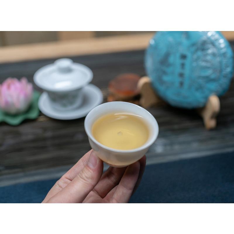 CIFbuy 200g Yunnan Tea Cake White Hair Silver Needle TeaJinggu White Bud Silver Bud