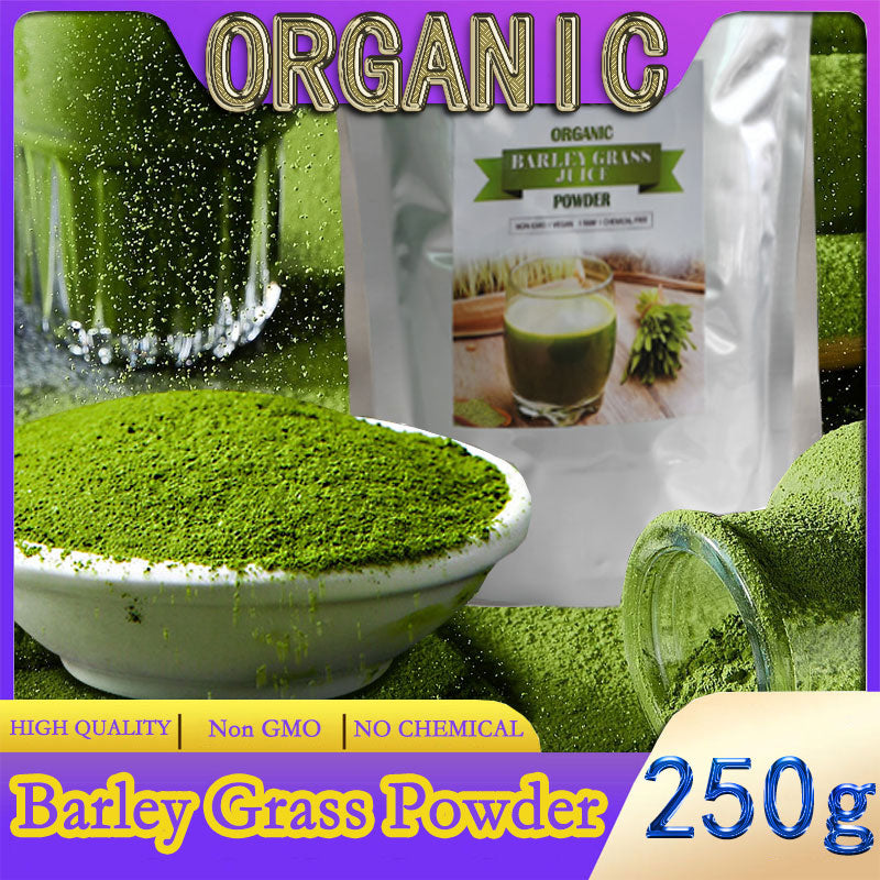 Organic Barley Grass Powder original 250g barley grass official store pure organic barley Gluten-Free Soy-Free Vegan & Paleo – Daily Greens Booster