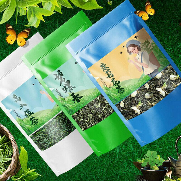 CIFbuy 100g High Mountain Certified Green Tea Natural Jasmine Tea Biluochun Green Tea