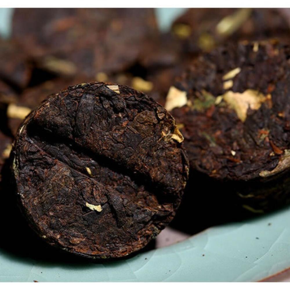 CIFbuy Premium Ripe Pu-erh Mini Tuo Tea Sticky Rice Aroma Small Golden Cakes 500g