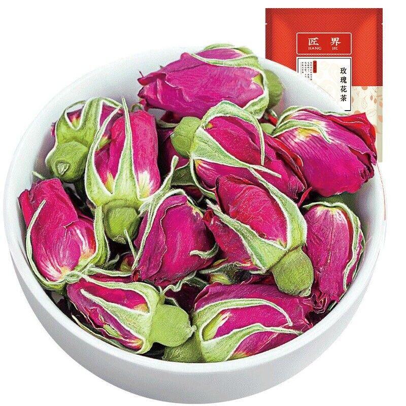CIFbuy Rose TeaPingyin Red Rose TeaNatural Heavy Dried Rose Flower Herbal Tea 250g